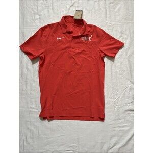 Nike Dri Fit Snap Placket Mens Size Medium Nike Polo Shirt Salmon Liberty Lions